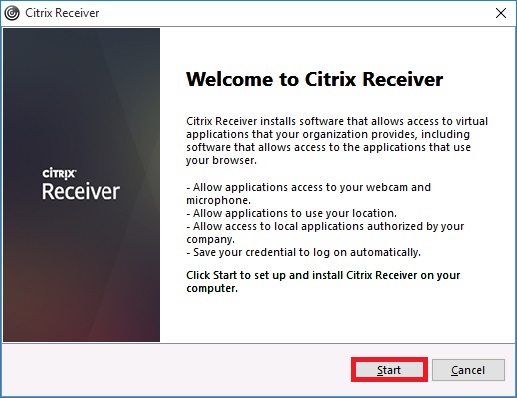 cantcitrix receiver for windows 10